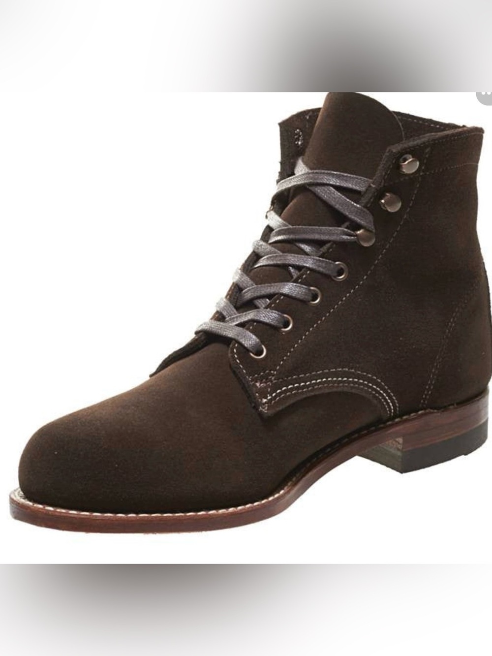 Wolverine 1000 Mile Brown Suede leather Boots. In good condition. Sz. 11D. USA. - Picture 2 of 12